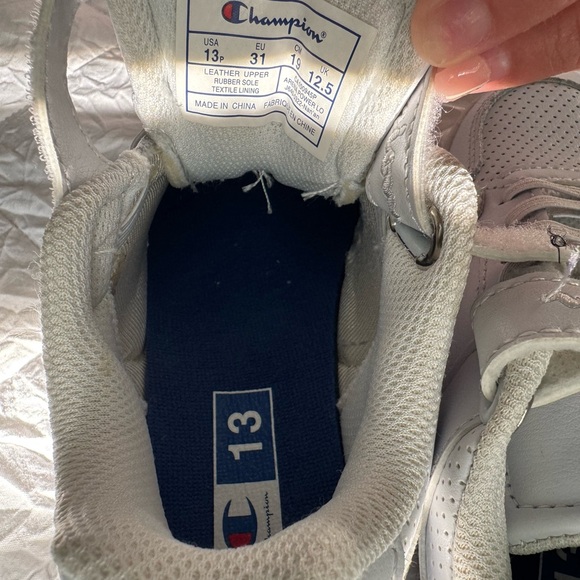 Champion White Leather Sneakers - Picture 4 of 6